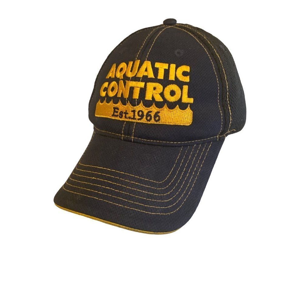 Aquatic Control est. 1966 Blue Embroidered‎ Lettering Hat Cap Adjustable